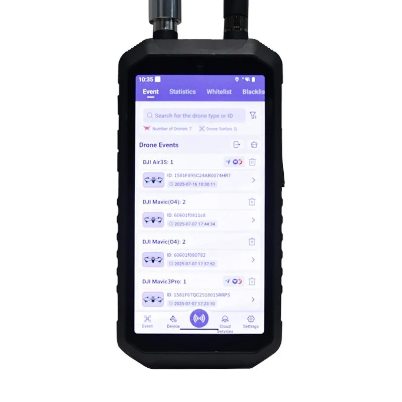 Advanced 300MHz-6200MHz Handheld Anti-Drone Detector For Countering Drones With 3km Waterproof Design best